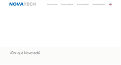 Desktop Screenshot of novatech.cl