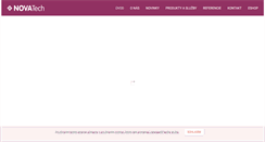 Desktop Screenshot of novatech.sk
