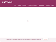 Tablet Screenshot of novatech.sk