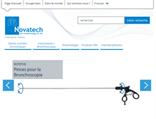 Tablet Screenshot of novatech.fr